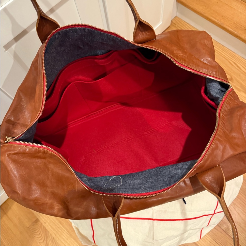 Clare V, Weekender, camel leather - Picture 11 of 16